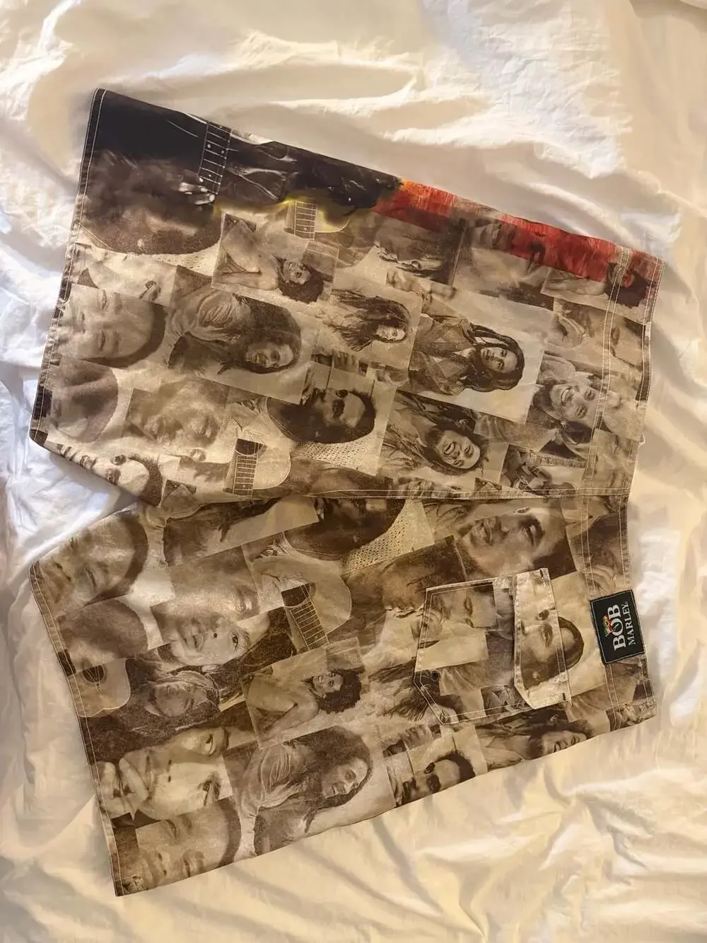 Bob Marley Zion Rootswear Official Licensed Photo Print Board Shorts
